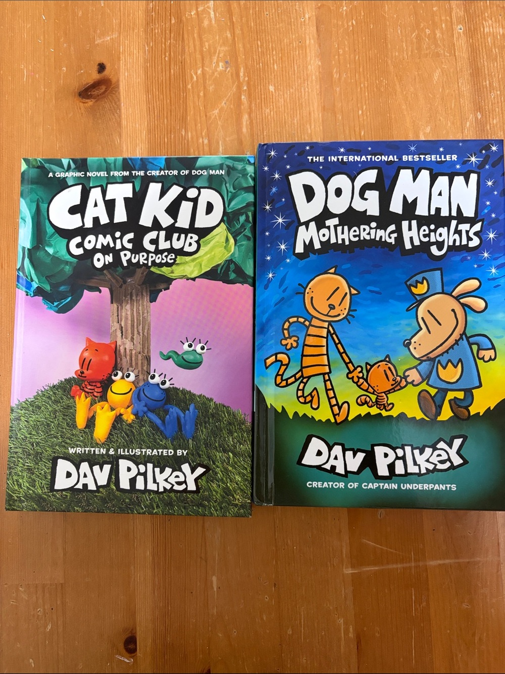 Cat Kid and Dog Man Comic Books
